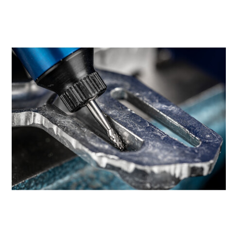 PFERD Hartmetall Hochleistungsfrässtift ALLROUND Tropfen TRE Ø03x07 mm Schaft-Ø 3 mm universal grob