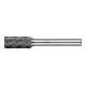PFERD Hartmetall Hochleistungsfrässtift ALLROUND Zylinder ZYAS stirn Ø 10x20mm Schaft-Ø 6mm HICOAT Stahl-1