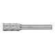 PFERD Hartmetall Hochleistungsfrässtift ALLROUND Zylinder  ZYAS stirn Ø 10x20mm Schaft-Ø 6mm universal grob-1