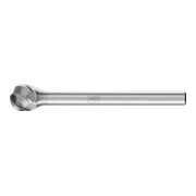 PFERD Hartmetall Hochleistungsfrässtift ALU Kugel KUD Ø 06x05mm Schaft-Ø 3mm für Alu/NE Metalle