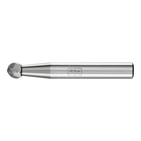 PFERD Hartmetall Hochleistungsfrässtift ALU Kugel KUD Ø 06x05mm Schaft-Ø 6mm für Alu/NE Metalle