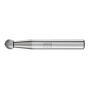 PFERD Hartmetall Hochleistungsfrässtift ALU Kugel KUD Ø 06x05mm Schaft-Ø 6mm für Alu/NE Metalle