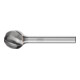 PFERD Hartmetall Hochleistungsfrässtift ALU Kugel KUD Ø 16x14mm Schaft-Ø 6mm für Alu/NE Metalle-1