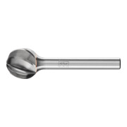 PFERD Hartmetall Hochleistungsfrässtift ALU Kugel KUD Ø 16x14mm Schaft-Ø 6mm für Alu/NE Metalle