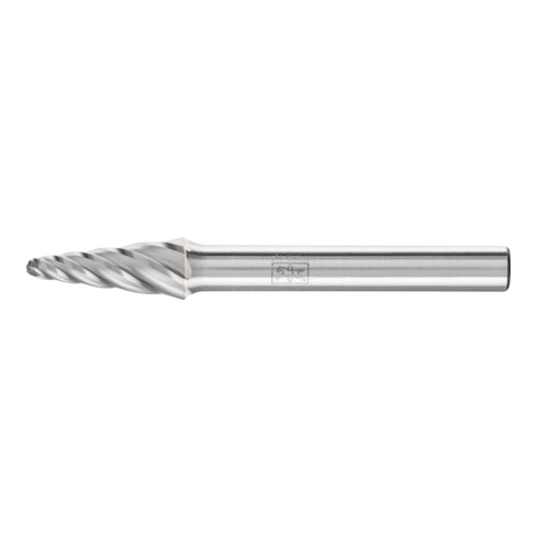 PFERD Hartmetall Hochleistungsfrässtift ALU Rundbogen KEL Ø 08x20mm Schaft-Ø 6mm für Alu/NE Metalle