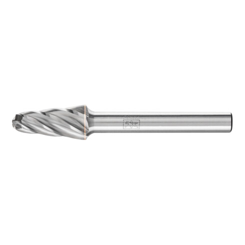 PFERD Hartmetall Hochleistungsfrässtift ALU Rundbogen KEL Ø 10x20mm Schaft-Ø 6mm für Alu/NE Metalle