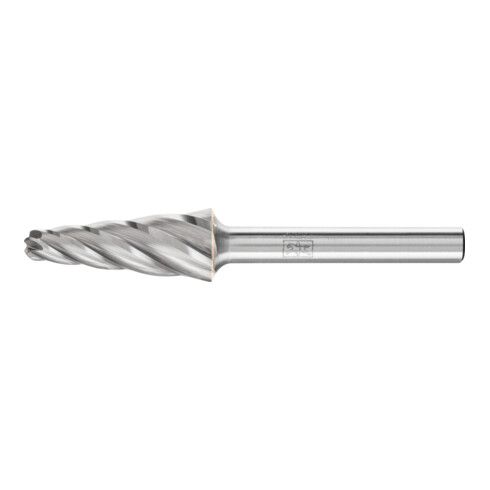 PFERD Hartmetall Hochleistungsfrässtift ALU Rundbogen KEL Ø 12x30mm Schaft-Ø 6mm für Alu/NE Metalle