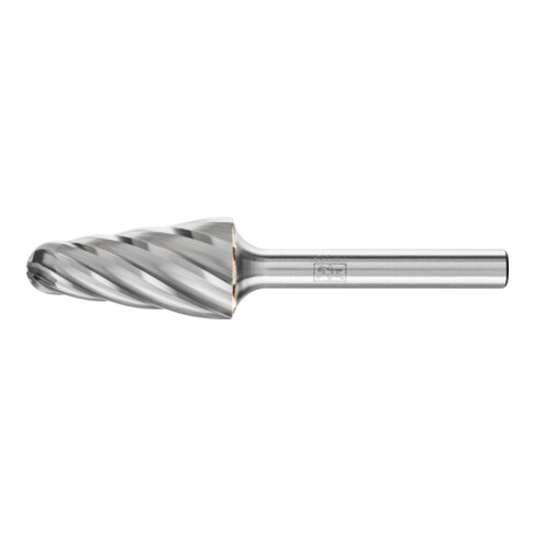 PFERD Hartmetall Hochleistungsfrässtift ALU Rundbogen KEL Ø 16x30mm Schaft-Ø 6mm für Alu/NE Metalle