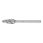 PFERD Hartmetall Hochleistungsfrässtift ALU Rundbogen RBF Ø 06x13mm Schaft-Ø 3mm für Alu/NE Metalle