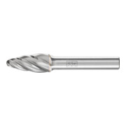 PFERD Hartmetall Hochleistungsfrässtift ALU Rundbogen RBF Ø 12x25mm Schaft-Ø 8mm für Alu/NE Metalle