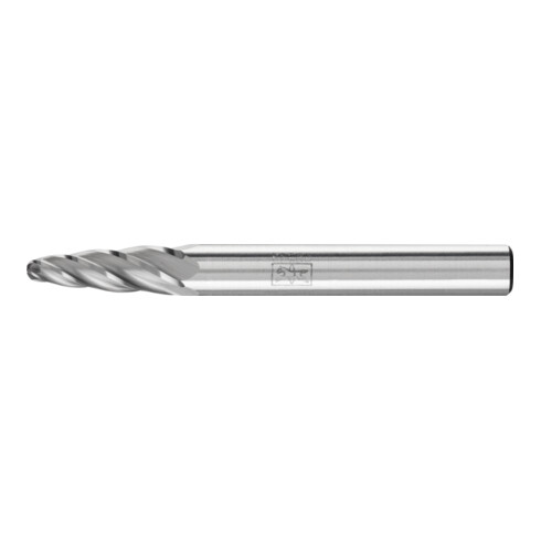 PFERD Hartmetall Hochleistungsfrässtift ALU Rundbogen RBF Ø 06x18mm Schaft-Ø 6mm für Alu/NE Metalle