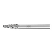 PFERD Hartmetall Hochleistungsfrässtift ALU Rundbogen RBF Ø 06x18mm Schaft-Ø 6mm für Alu/NE Metalle