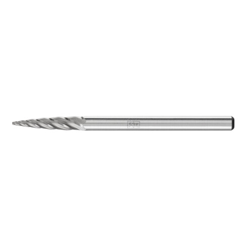 PFERD Hartmetall Hochleistungsfrässtift ALU Spitzbogen SPG Ø 03x13mm Schaft-Ø 3mm für Alu/NE Metalle