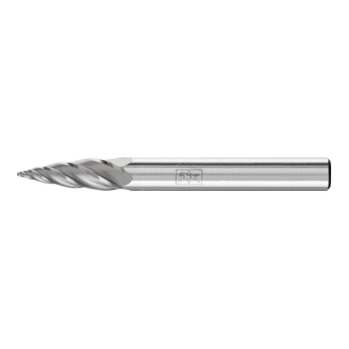 PFERD Hartmetall Hochleistungsfrässtift ALU Spitzbogen SPG Ø 06x18mm Schaft-Ø 6mm für Alu/NE Metalle