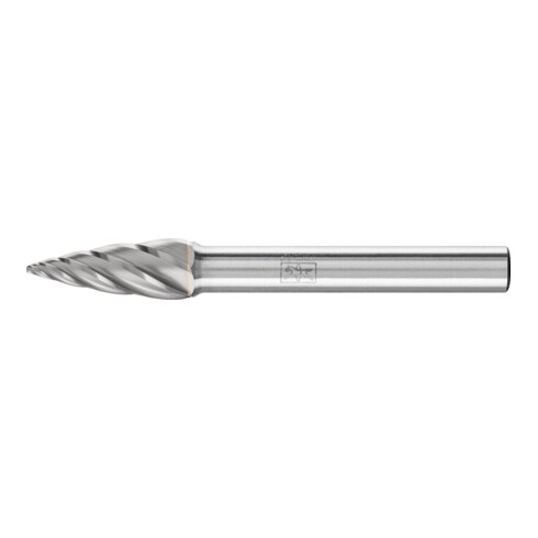 PFERD Hartmetall Hochleistungsfrässtift ALU Spitzbogen SPG Ø 08x20mm Schaft-Ø 6mm für Alu/NE Metalle