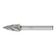 PFERD Hartmetall Hochleistungsfrässtift ALU Spitzbogen SPG Ø 10x20mm Schaft-Ø 6mm für Alu/NE Metalle-1