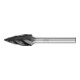 PFERD Hartmetall Hochleistungsfrässtift ALU Spitzbogen SPG Ø 12x25 mm Schaft-Ø 6 mm HICOAT für Alu-1