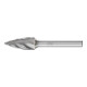 PFERD Hartmetall Hochleistungsfrässtift ALU Spitzbogen SPG Ø 12x25mm Schaft-Ø 6mm für Alu/NE Metalle-1