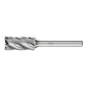 PFERD Hartmetall Hochleistungsfrässtift ALU Zylinder ZYAS stirn Ø 12x25 mm Schaft-Ø 6 mm Alu/NE Metal
