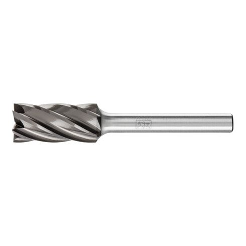 PFERD Hartmetall Hochleistungsfrässtift ALU Zylinder ZYAS stirn Ø 12x25mm Schaft-Ø 6mm Alu/NE Metal HICOAT