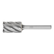 PFERD Hartmetall Hochleistungsfrässtift ALU Zylinder ZYAS stirn Ø 16x25 mm Schaft-Ø 6 mm Alu/NE Metal