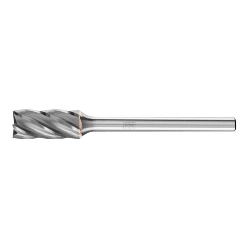 PFERD Hartmetall Hochleistungsfrässtift ALU Zylinder ZYAS stirn Ø 06x13 mm Schaft-Ø 3 mm Alu/NE Metal