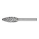 PFERD Hartmetall Hochleistungsfrässtift CAST Flamme B Ø 12x30mm Schaft-Ø 6 mm für Gußeisen-1