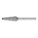 PFERD Hartmetall Hochleistungsfrässtift CAST Rundbogen KEL Ø 12x30mm Schaft-Ø 6 mm für Gußeisen-1