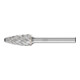 PFERD Hartmetall Hochleistungsfrässtift CAST Rundbogen RBF Ø 12x25 mm Schaft-Ø 6 mm für Gußeisen-1