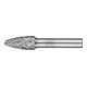 PFERD Hartmetall Hochleistungsfrässtift CAST Rundbogen RBF Ø 12x25 mm Schaft-Ø 8 mm für Gußeisen-1