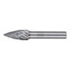 PFERD Hartmetall Hochleistungsfrässtift CAST Spitzbogen SPG Ø 12x25 mm Schaft-Ø 8 mm für Gußeisen-1