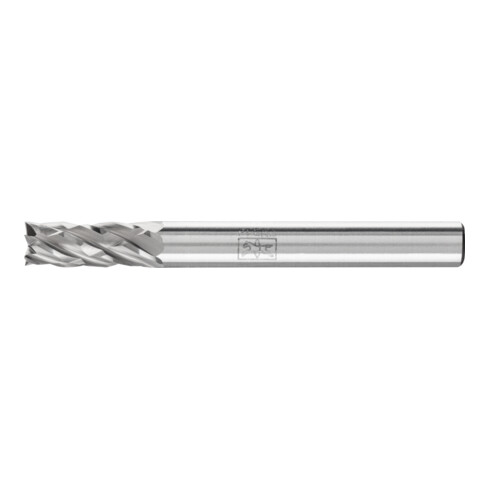 PFERD Hartmetall Hochleistungsfrässtift CAST Zylinder ZYAS stirnverzahnt Ø 06x16mm Schaft-Ø 6mm für Gußeisen