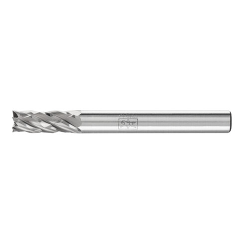 PFERD Hartmetall Hochleistungsfrässtift CAST Zylinder ZYAS stirnverzahnt Ø 06x16mm Schaft-Ø 6mm für Gußeisen