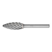 PFERD Hartmetall Hochleistungsfrässtift INOX Flamme B Ø 12x30mm Schaft-Ø 6 mm für Edelstahl