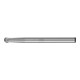 PFERD Hartmetall Hochleistungsfrässtift INOX Kugel KUD Ø 03x02 mm Schaft-Ø 3 mm für Edelstahl-1