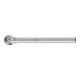 PFERD Hartmetall Hochleistungsfrässtift INOX Kugel KUD Ø 05x04 mm Schaft-Ø 3 mm für Edelstahl-1