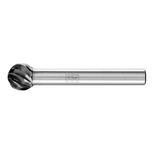 PFERD Hartmetall Hochleistungsfrässtift INOX Kugel KUD Ø 10x09 mm Schaft-Ø 6 mm HICOAT für Edelstahl