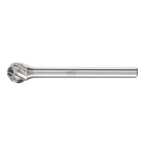 PFERD Hartmetall Hochleistungsfrässtift INOX Kugel KUD Ø 06x05 mm Schaft-Ø 3 mm für Edelstahl