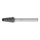 PFERD Hartmetall Hochleistungsfrässtift INOX Rundbogen KEL Ø 10x20mm Schaft-Ø 6 mm HICOAT Edelstahl-1