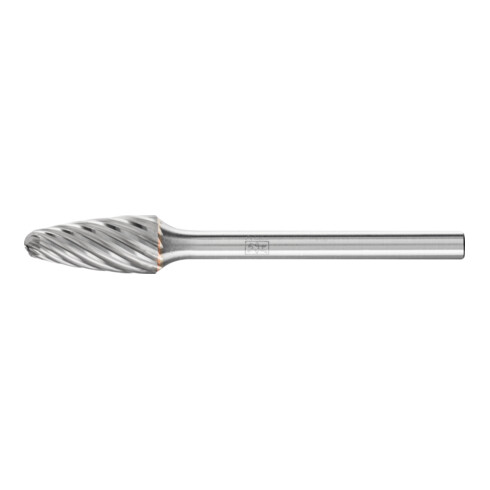 PFERD Hartmetall Hochleistungsfrässtift INOX Rundbogen RBF Ø 06x13 mm Schaft-Ø 3 mm für Edelstahl