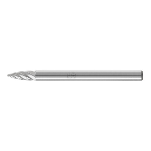 PFERD Hartmetall Hochleistungsfrässtift INOX Spitzbogen SPG Ø 03x07 mm Schaft-Ø 3 mm für Edelstahl