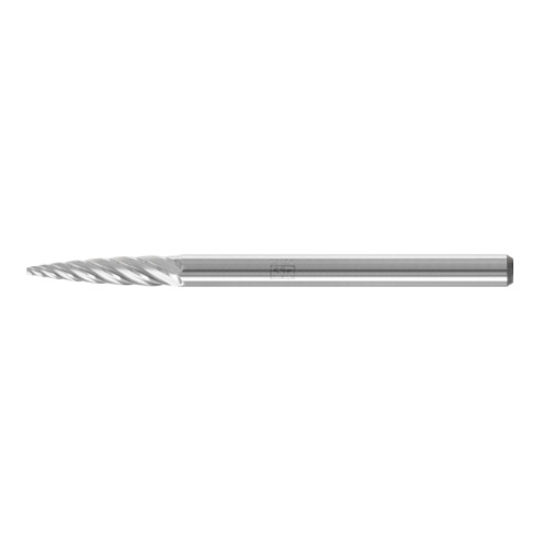 PFERD Hartmetall Hochleistungsfrässtift INOX Spitzbogen SPG Ø 03x13 mm Schaft-Ø 3 mm für Edelstahl
