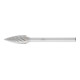 PFERD Hartmetall Hochleistungsfrässtift INOX Spitzbogen SPG Ø 06x13 mm Schaft-Ø 3 mm für Edelstahl-1