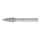 PFERD Hartmetall Hochleistungsfrässtift INOX Spitzbogen SPG Ø 08x20mm Schaft-Ø 6 mm für Edelstahl-1