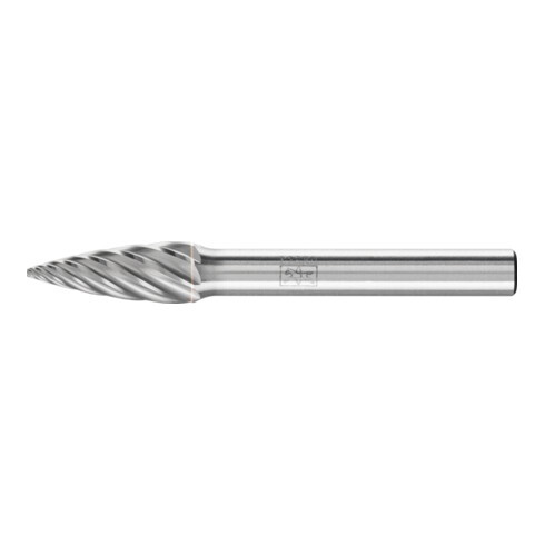 PFERD Hartmetall Hochleistungsfrässtift INOX Spitzbogen SPG Ø 08x20mm Schaft-Ø 6 mm für Edelstahl