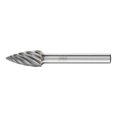 PFERD Hartmetall Hochleistungsfrässtift INOX Spitzbogen SPG Ø 10x20mm Schaft-Ø 6 mm für Edelstahl