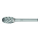 PFERD Hartmetall Hochleistungsfrässtift INOX Tropfen TRE Ø 12x20mm Schaft-Ø 6 mm für Edelstahl-1