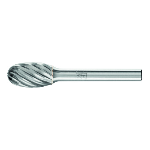 PFERD Hartmetall Hochleistungsfrässtift INOX Tropfen TRE Ø 12x20mm Schaft-Ø 6 mm für Edelstahl