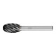 PFERD Hartmetall Hochleistungsfrässtift INOX Tropfen TRE Ø 12x20mm Schaft-Ø 6 mm HICOAT Edelstahl-1