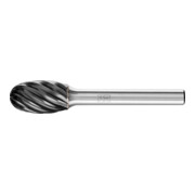 PFERD Hartmetall Hochleistungsfrässtift INOX Tropfen TRE Ø 12x20mm Schaft-Ø 6 mm HICOAT Edelstahl